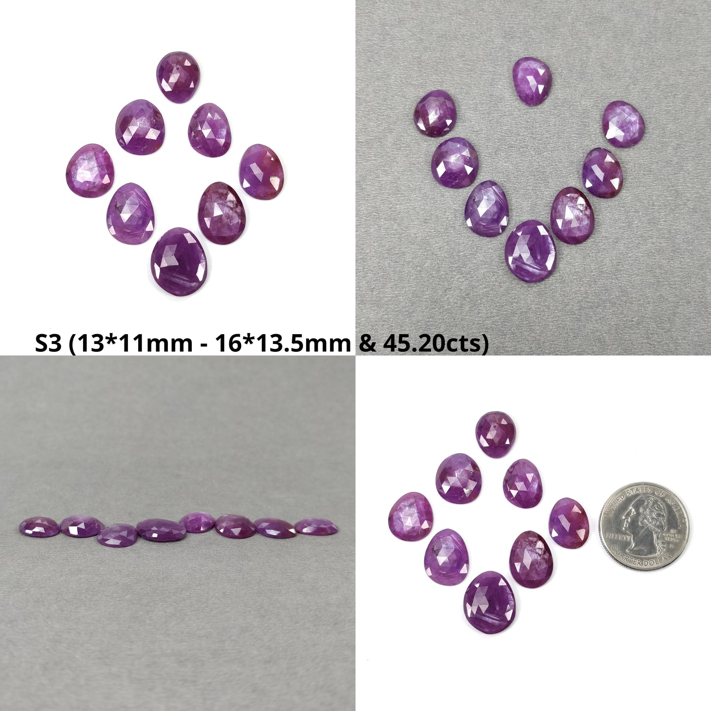Rose Cut Sapphire