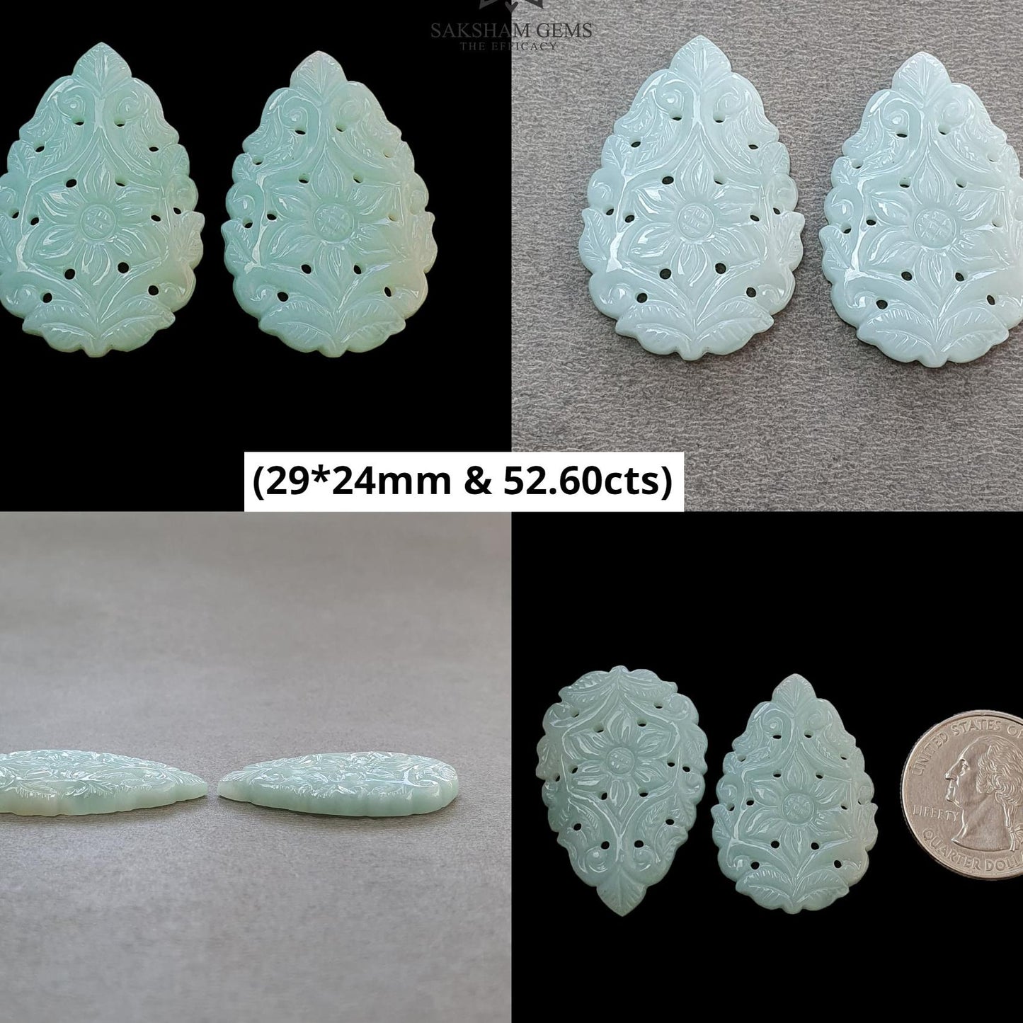 Larimar Carving