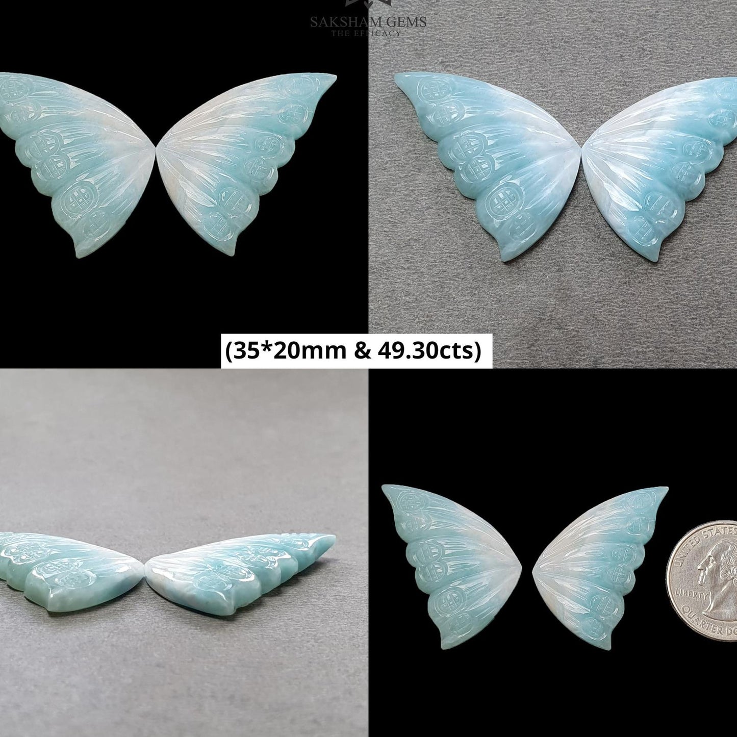 Larimar Carving