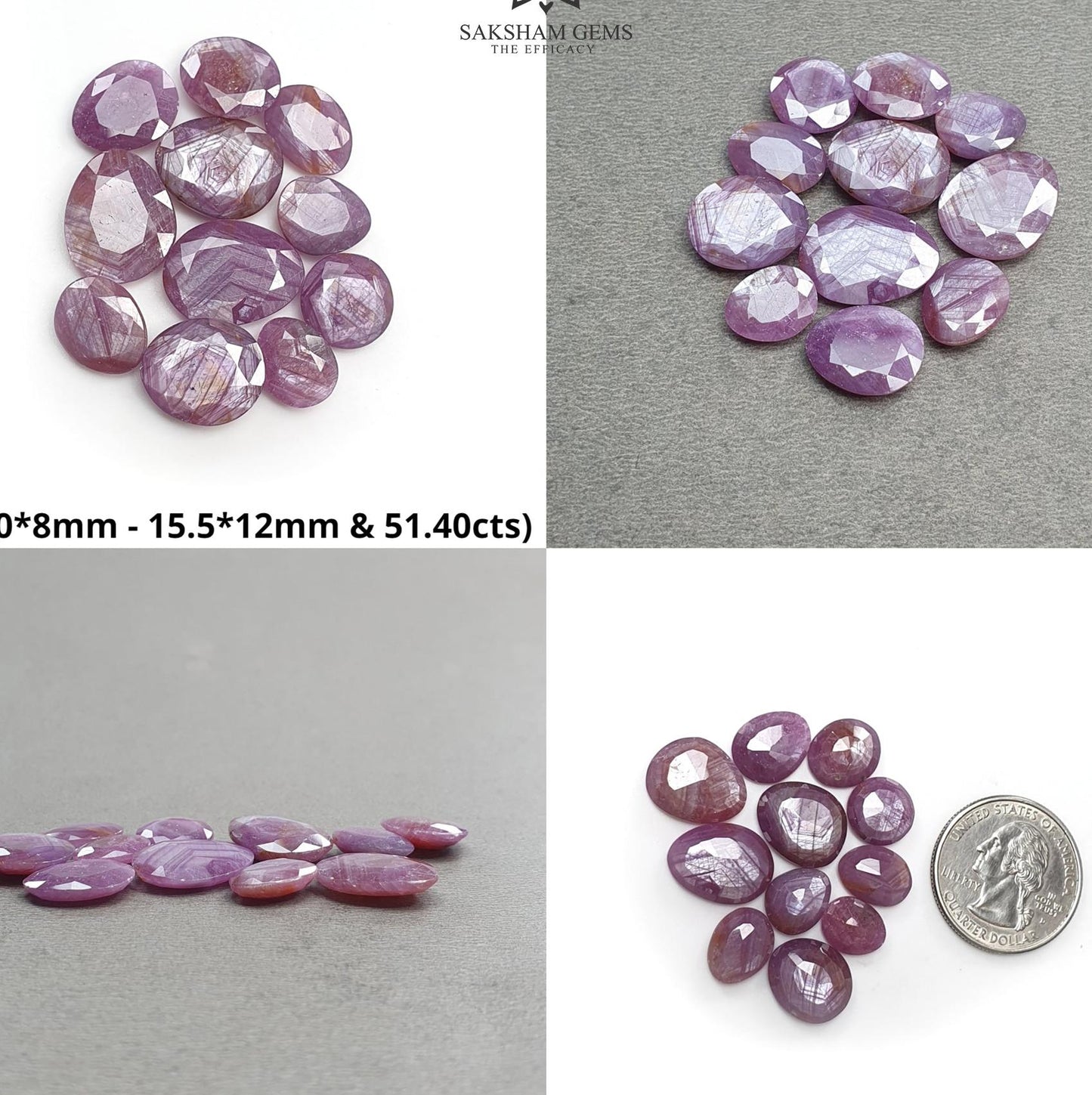 Raspberry Pink Sheen Sapphire Gemstone Normal Cut : Natural Untreated Unheated Sapphire Uneven Egg Shape Faceted Set