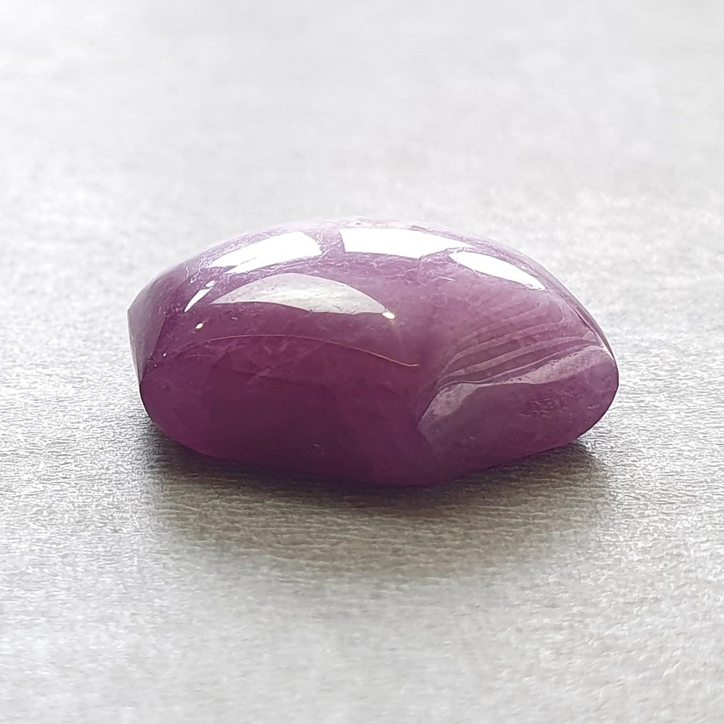 Star RUBY Gemstone Cabochon : 40.50cts Natural Untreated African Red Ruby 6Ray Star Hexagon Shape 22.5*18mm