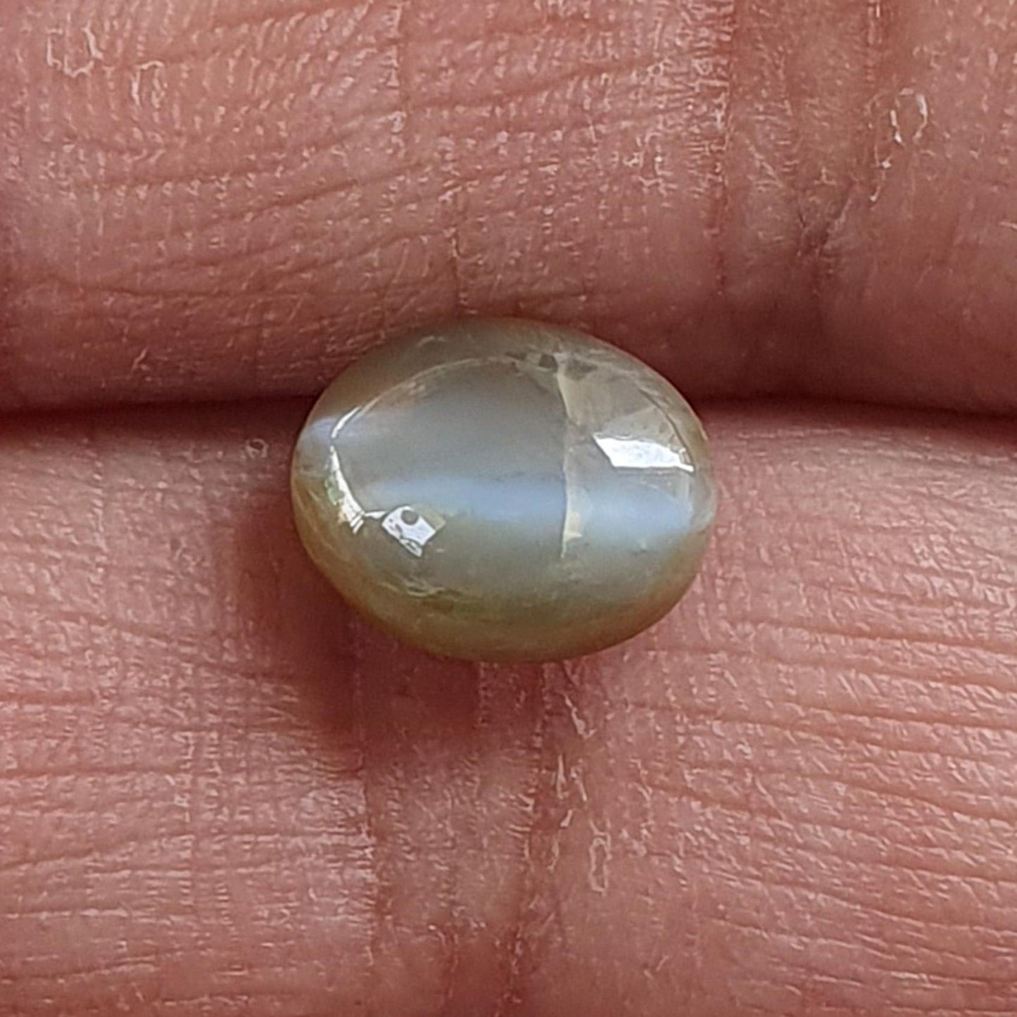 CHRYSOBERYL CAT'S EYE Gemstone Cabochon : Natural Untreated Unheated Cat's Eye Oval Shape For Jewelry