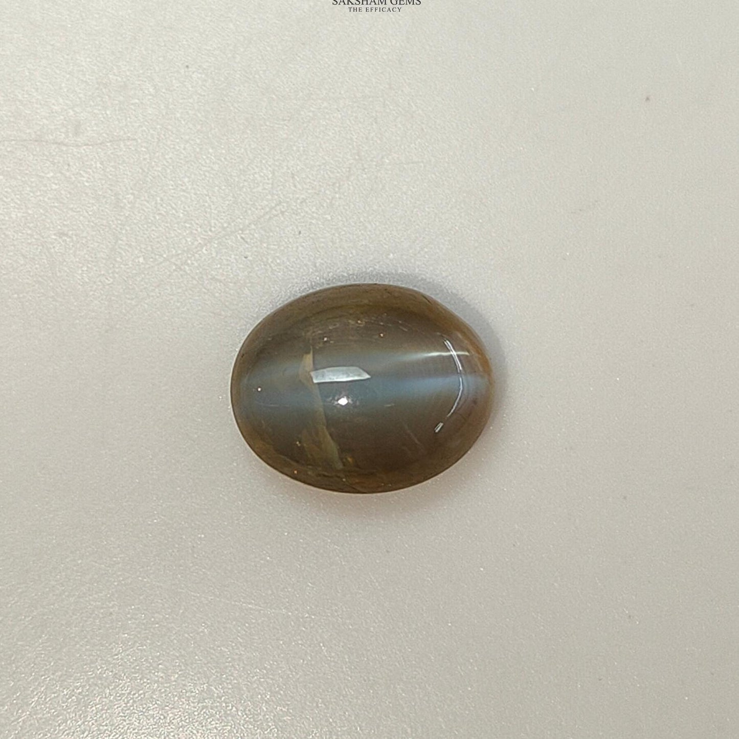 CHRYSOBERYL CAT'S EYE Gemstone Cabochon : Natural Untreated Unheated Cat's Eye Oval Shape For Jewelry