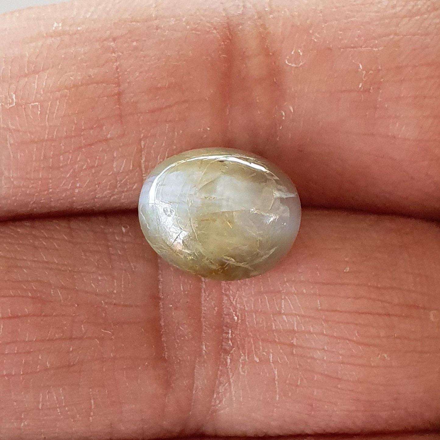CHRYSOBERYL CAT'S EYE Gemstone Cabochon : Natural Untreated Unheated Cat's Eye Oval Shape For Jewelry