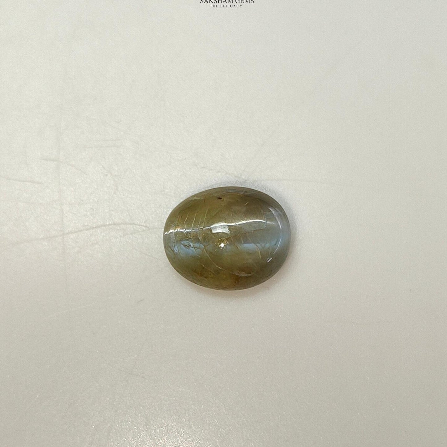 CHRYSOBERYL CAT'S EYE Gemstone Cabochon : Natural Untreated Unheated Cat's Eye Oval Shape For Jewelry