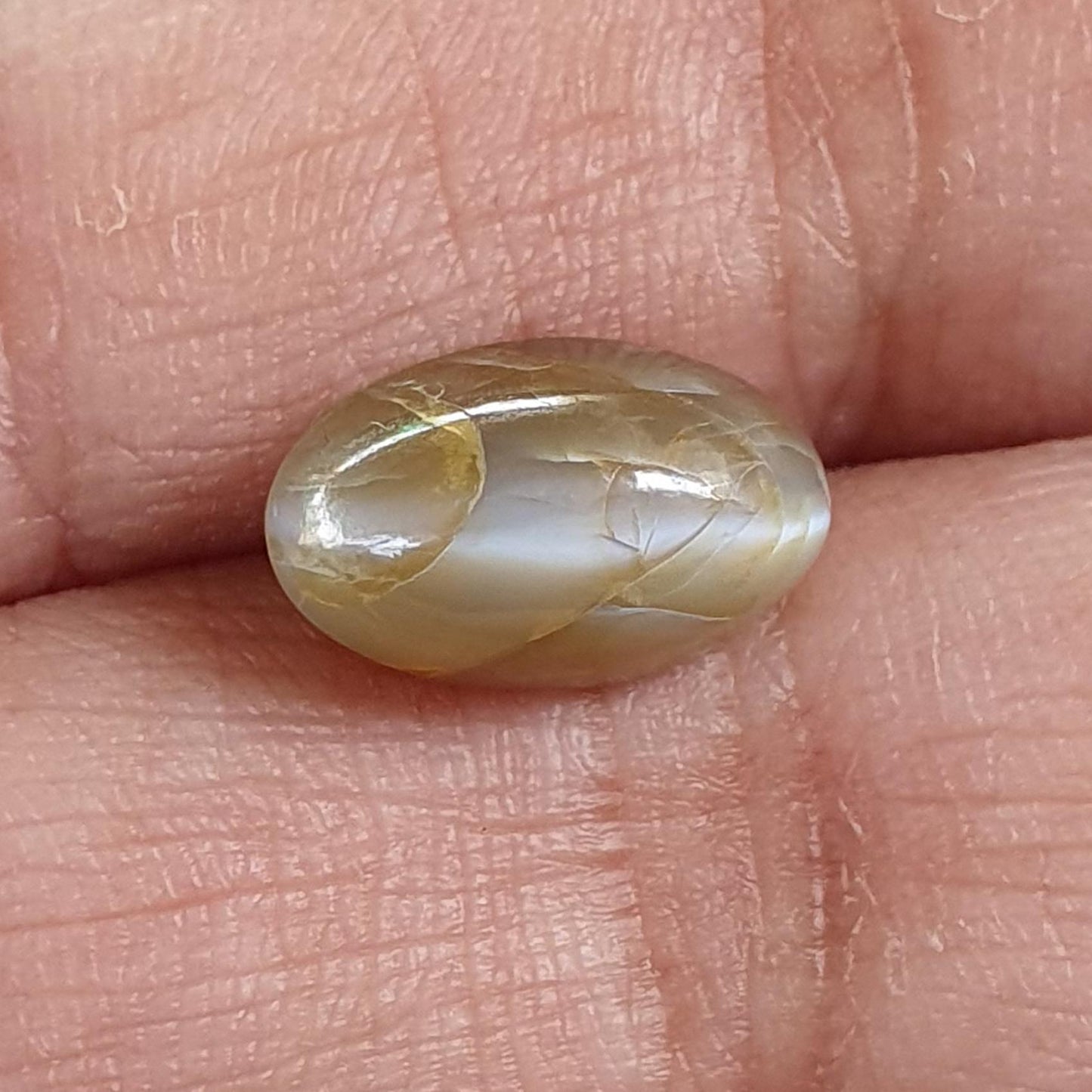 CHRYSOBERYL CAT'S EYE Gemstone Cabochon : Natural Untreated Unheated Cat's Eye Oval Shape For Jewelry