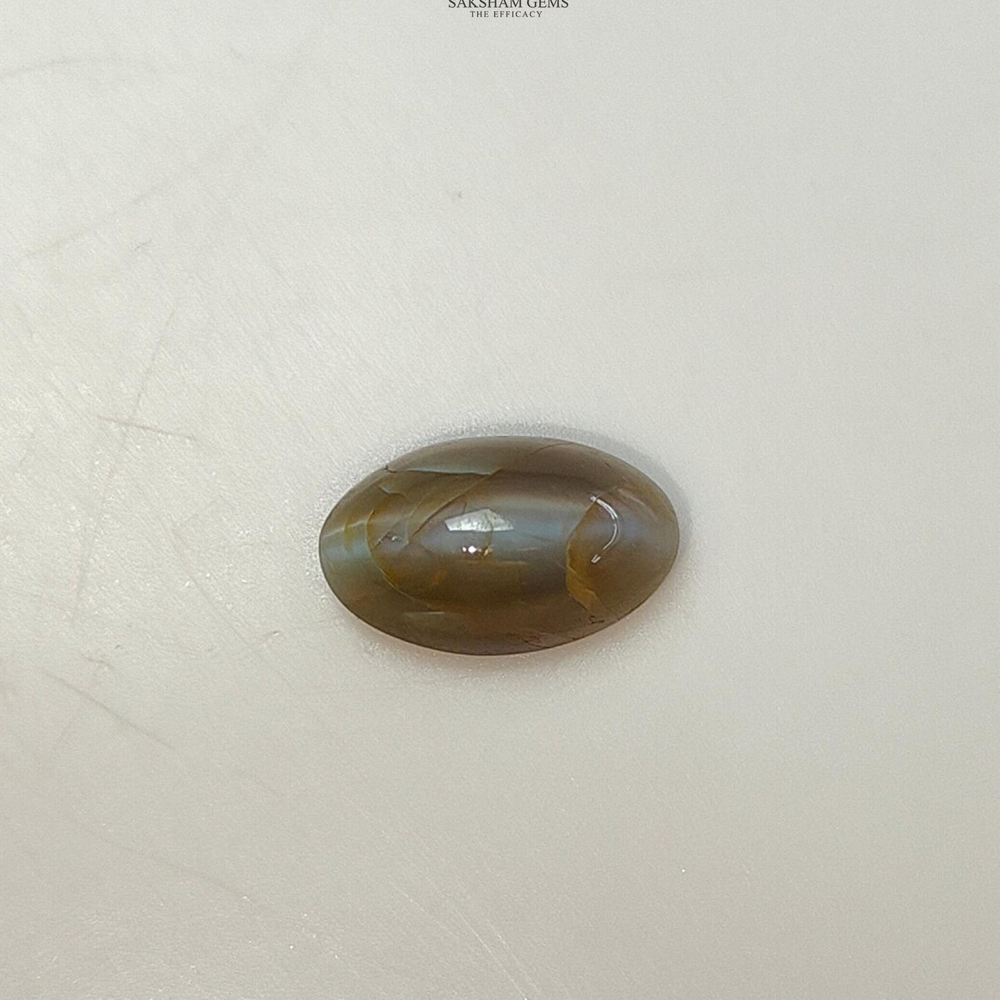 CHRYSOBERYL CAT'S EYE Gemstone Cabochon : Natural Untreated Unheated Cat's Eye Oval Shape For Jewelry
