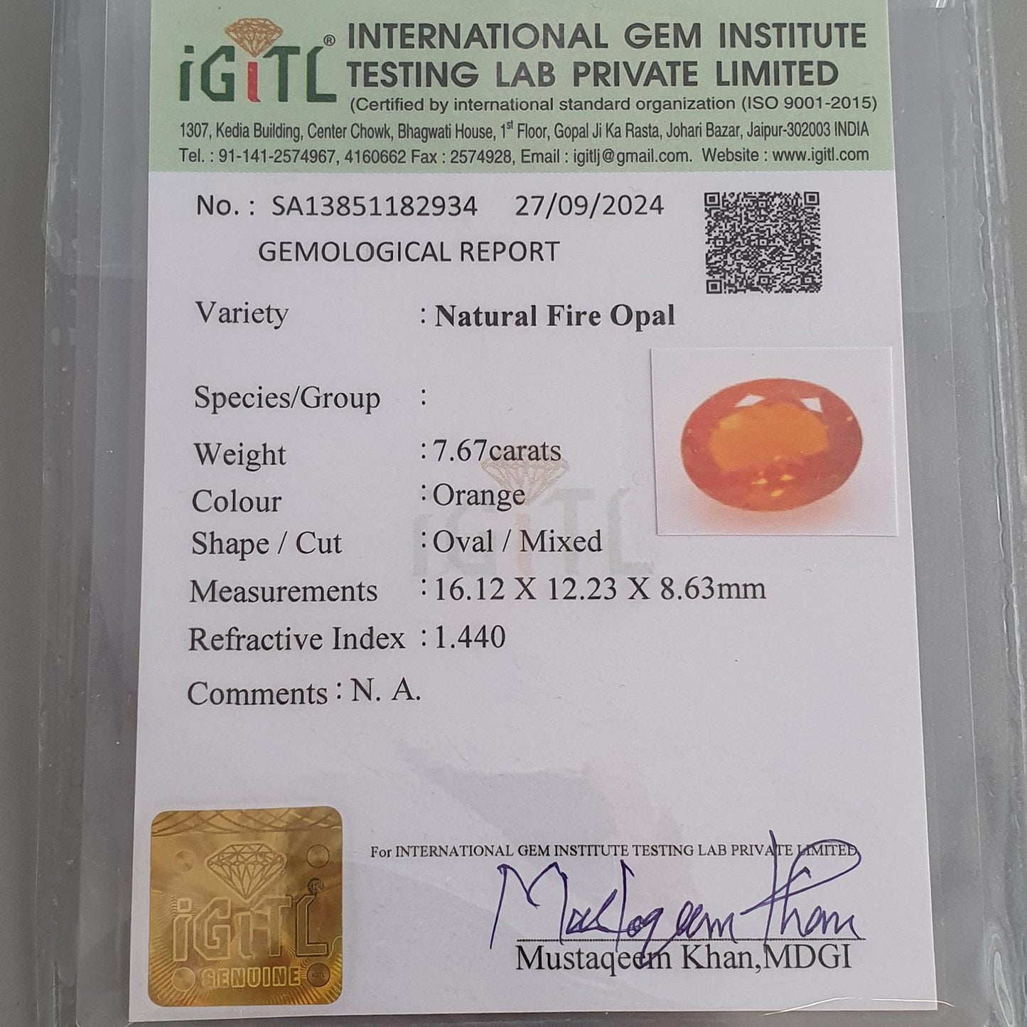 Certified Mexican Yellow Fire Opal Faceted Cut: Natural Untreated Opal Oval Shape 16*12mm Pair For Jewelry