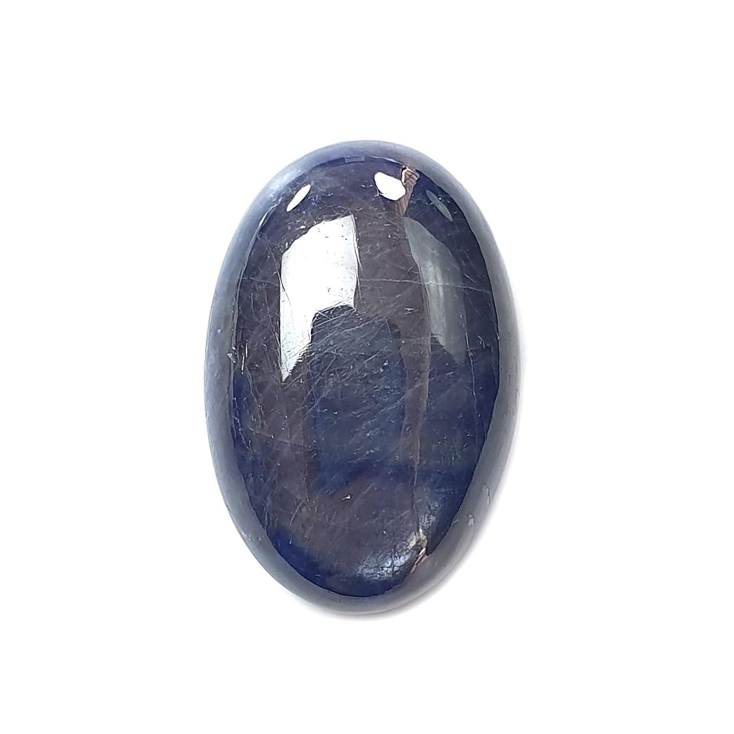 Star Sapphire Gemstone Cabochon: Natural Untreated Blue, Golden Brown Sapphire Oval Pear Shape Cabochon 1pc for Jewelry September Birthstone