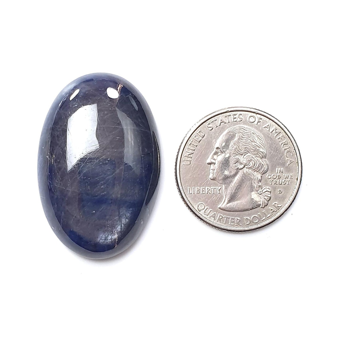 Star Sapphire Gemstone Cabochon: Natural Untreated Blue, Golden Brown Sapphire Oval Pear Shape Cabochon 1pc for Jewelry September Birthstone