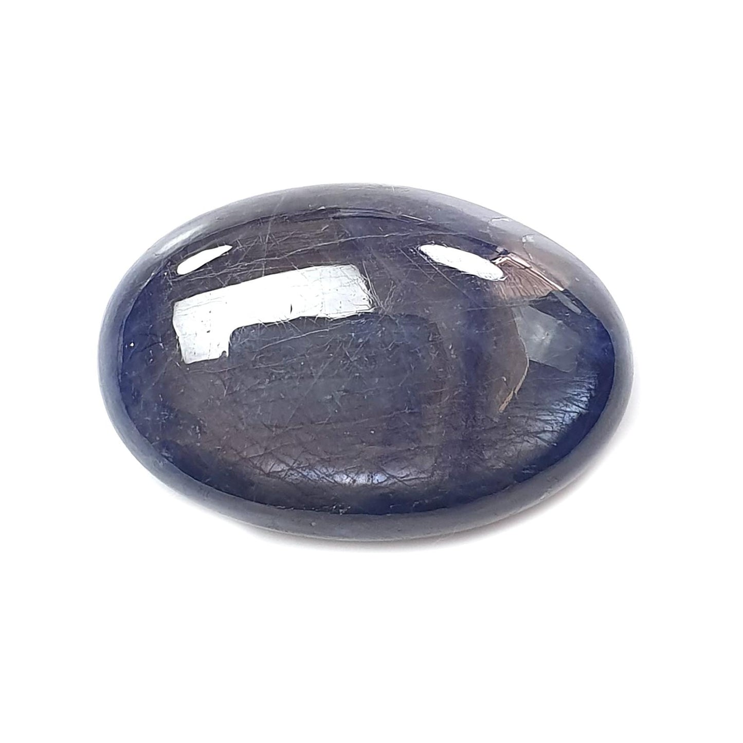 Star Sapphire Gemstone Cabochon: Natural Untreated Blue, Golden Brown Sapphire Oval Pear Shape Cabochon 1pc for Jewelry September Birthstone