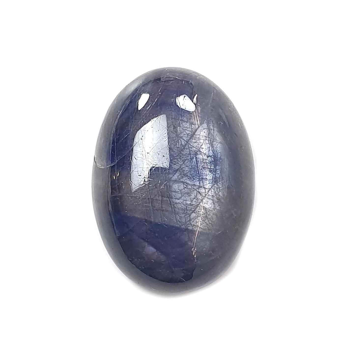 Star Sapphire Gemstone Cabochon: Natural Untreated Blue, Golden Brown Sapphire Oval Pear Shape Cabochon 1pc for Jewelry September Birthstone