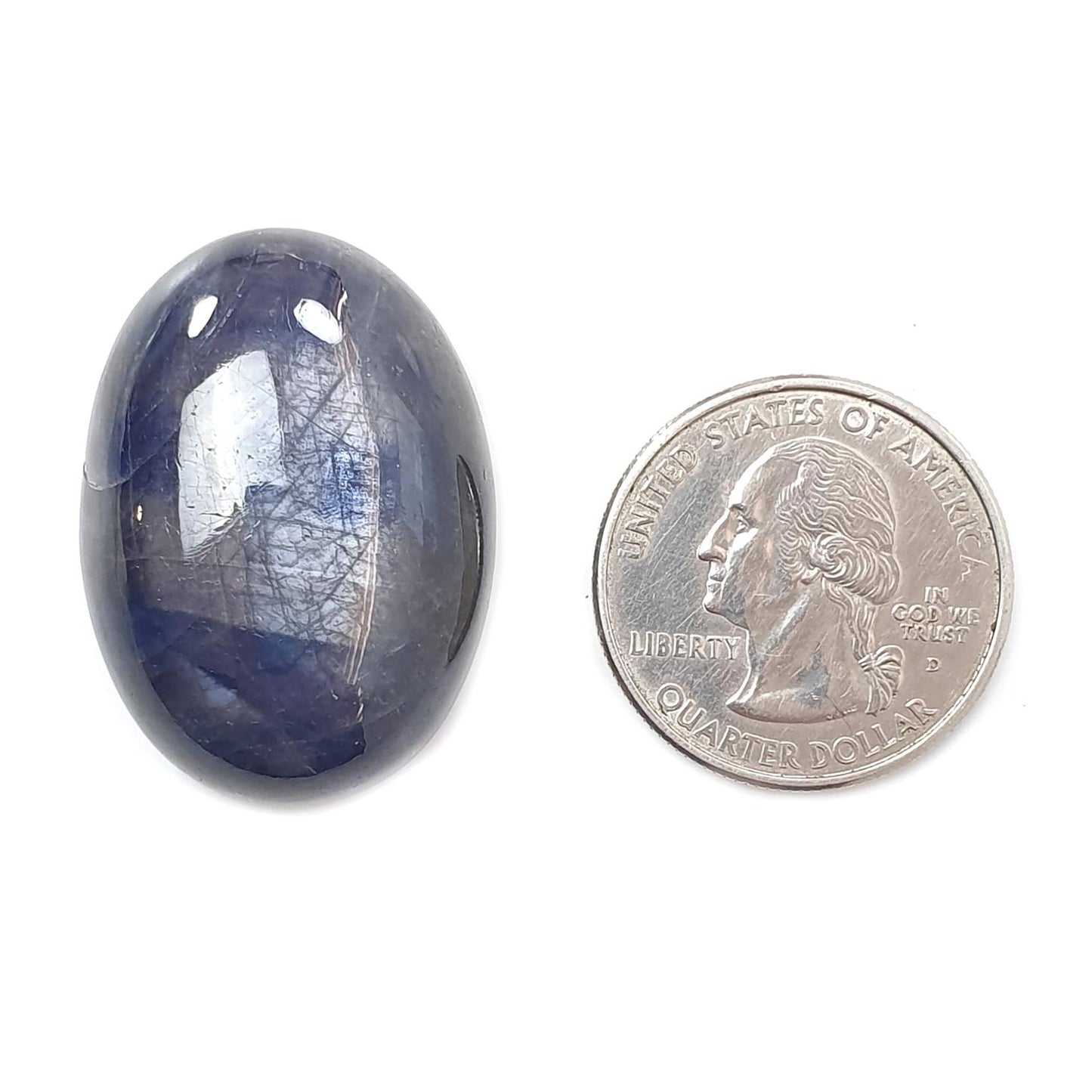 Star Sapphire Gemstone Cabochon: Natural Untreated Blue, Golden Brown Sapphire Oval Pear Shape Cabochon 1pc for Jewelry September Birthstone