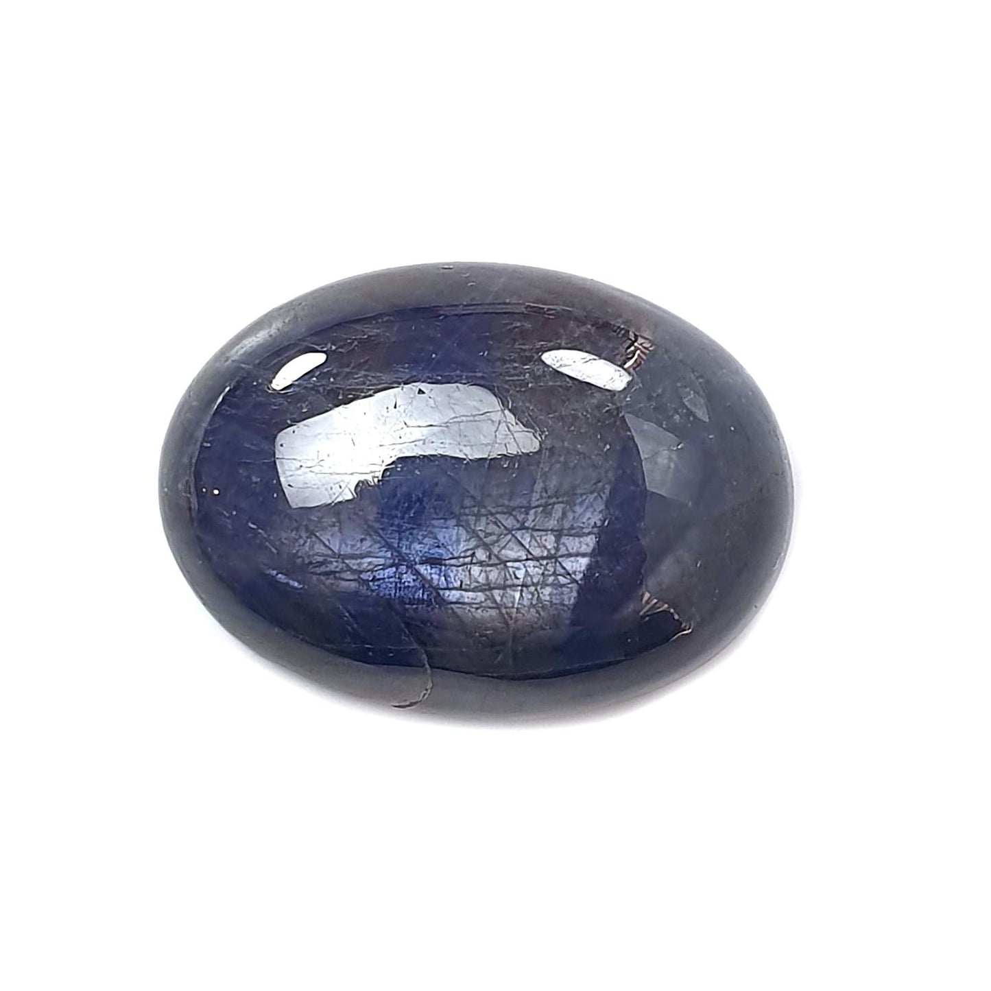 Star Sapphire Gemstone Cabochon: Natural Untreated Blue, Golden Brown Sapphire Oval Pear Shape Cabochon 1pc for Jewelry September Birthstone