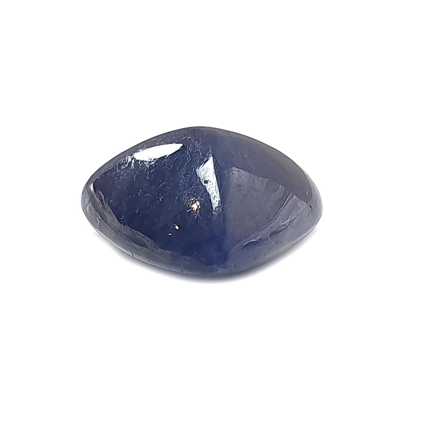 Blue Sapphire Gemstone Cabochon: Natural Untreated Sapphire Cushion, Triangle Shape 1pc for Jewelry September Birthstone