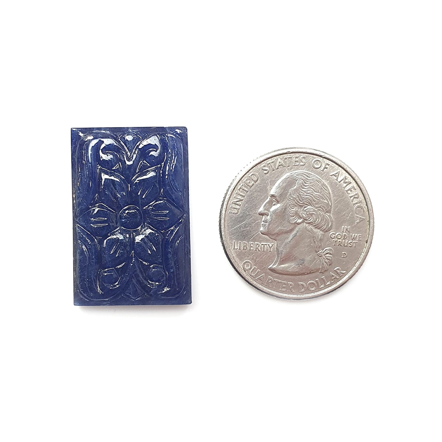 intaglio bagutte zaffiro blu
