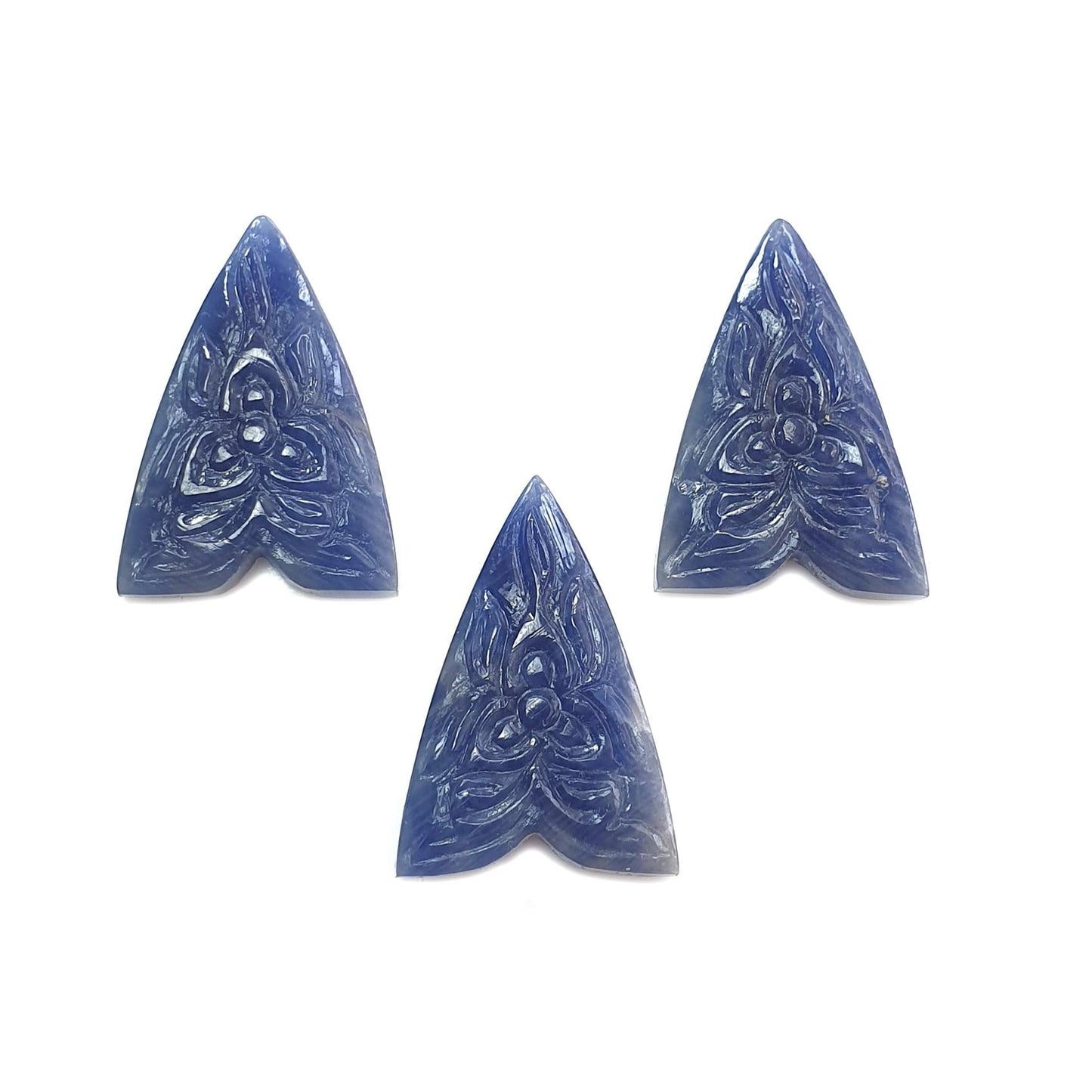 Blue Sapphire Fancy Carving