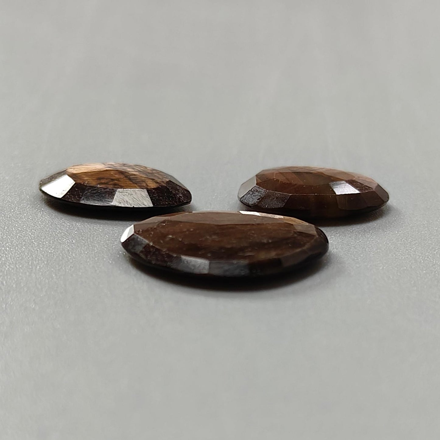 Golden Brown Chocolate Sapphire Gemstone Faceted Cut: Natural Untreated Unheated Sapphire Fancy Shape 3pcs, 5pcs Set for Jewelry