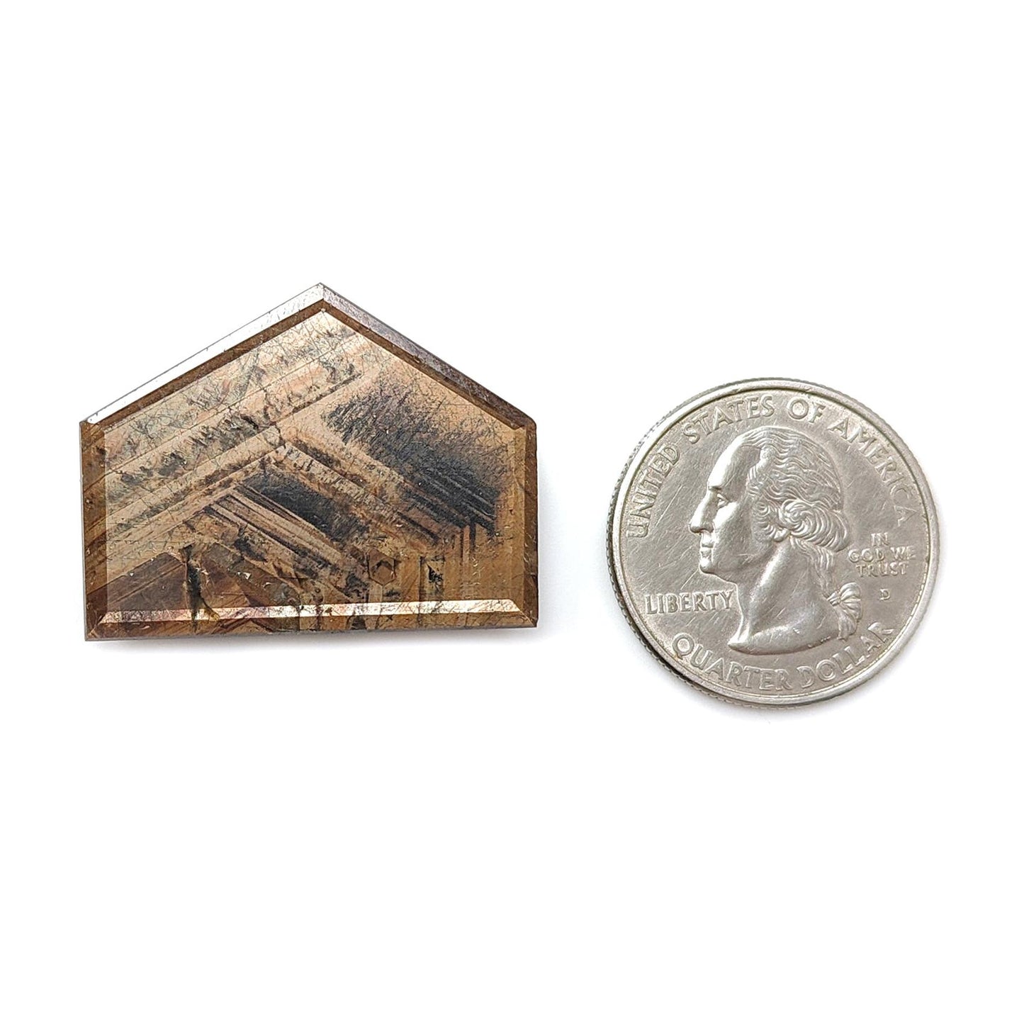 Golden Brown Chocolate Sapphire Gemstone Faceted Cut: Natural Untreated Unheated Sapphire Heart, Fancy Shape 1pc for Jewelry