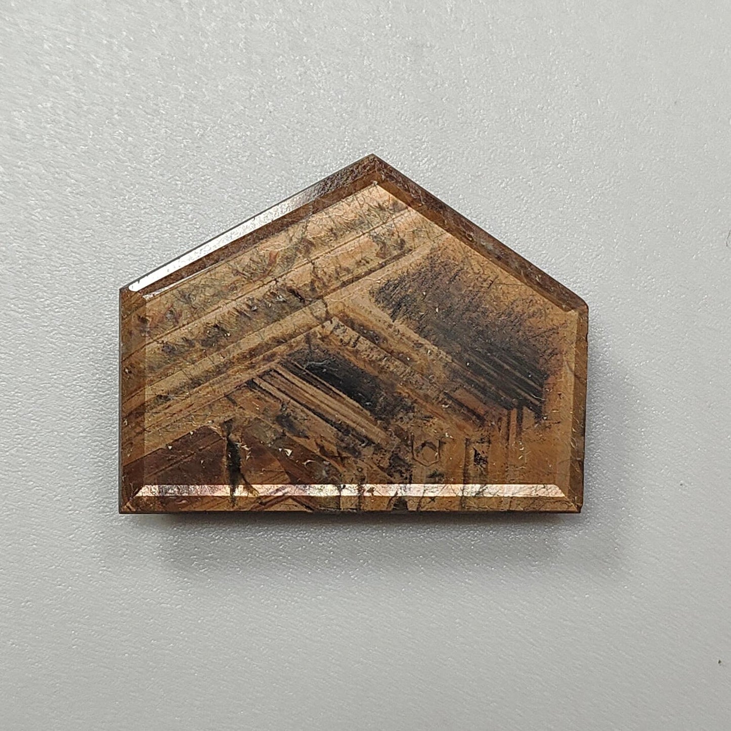 Golden Brown Chocolate Sapphire Gemstone Faceted Cut: Natural Untreated Unheated Sapphire Heart, Fancy Shape 1pc for Jewelry