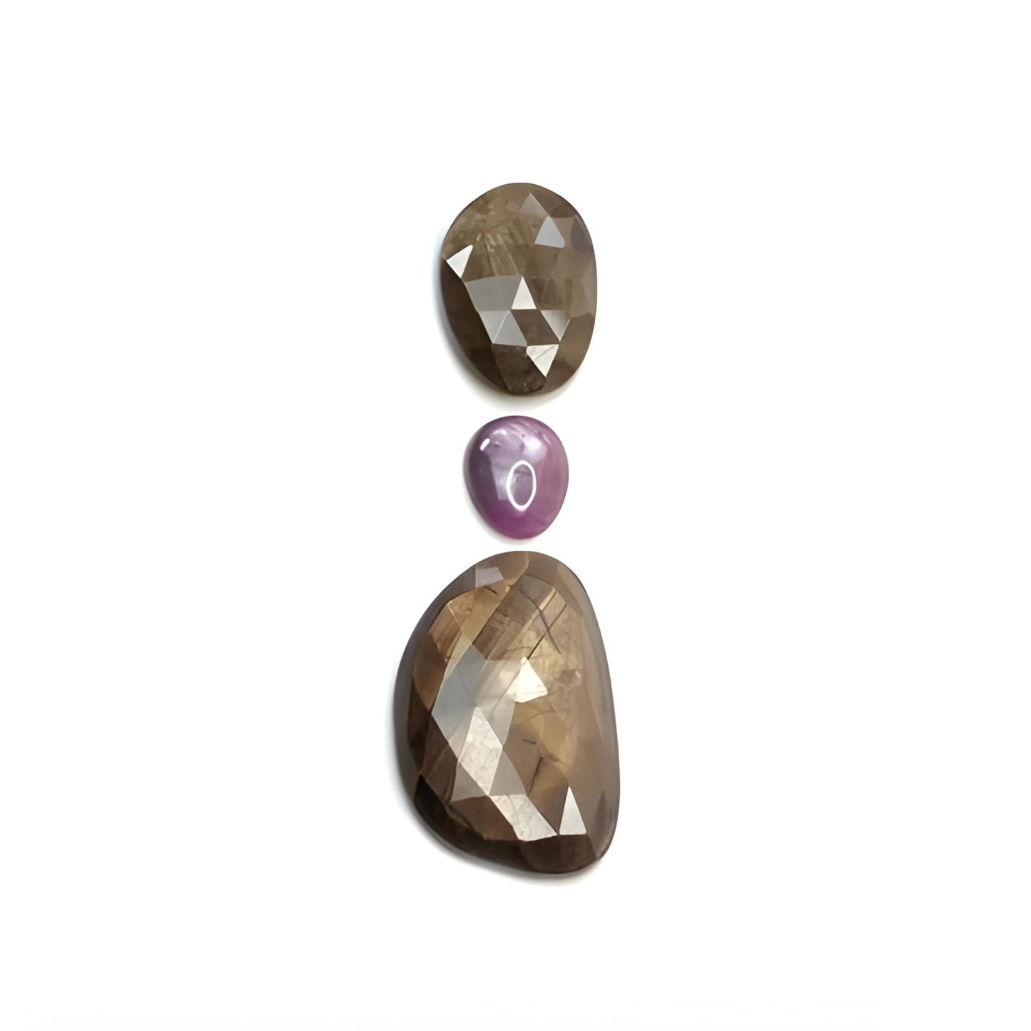 chocolate sapphire rose cut
