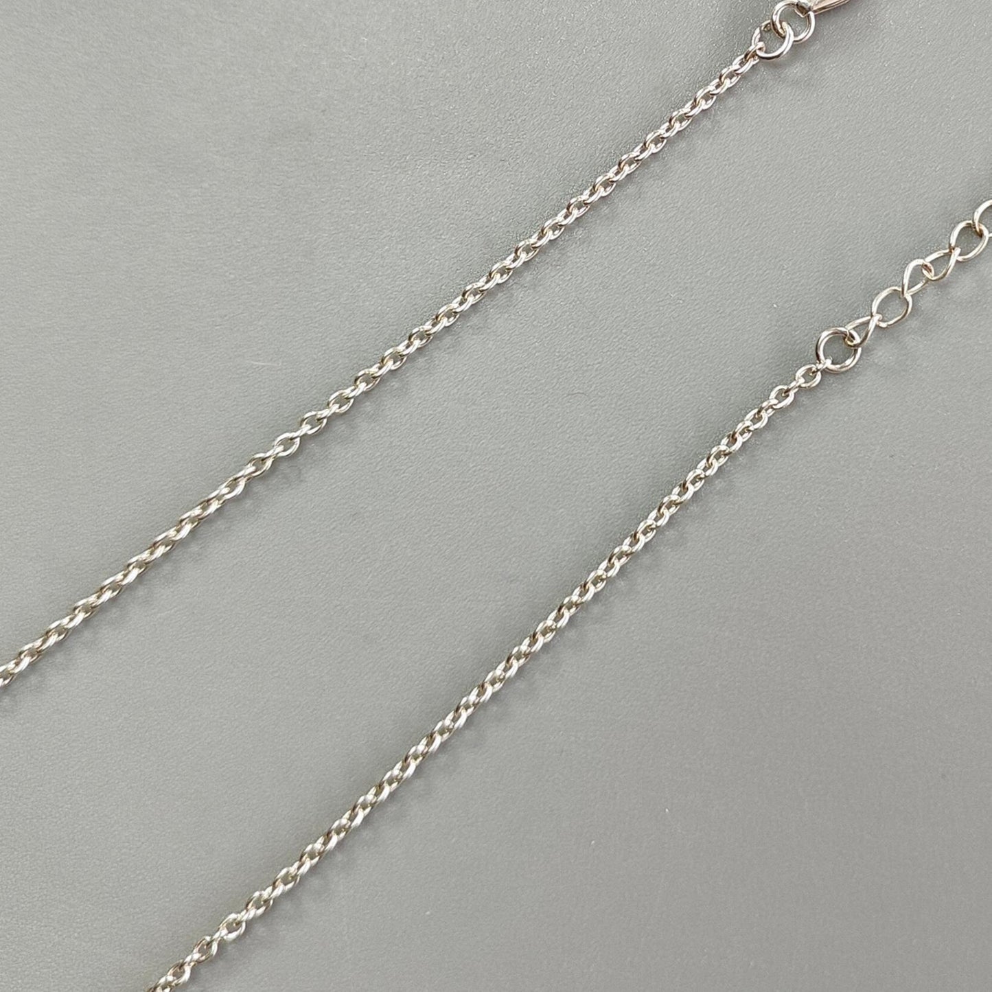 Watermelon Tourmaline Beads Chain Necklace: 33.00cts Natural Untreated Tourmaline 925 Sterling Silver Plain 21"
