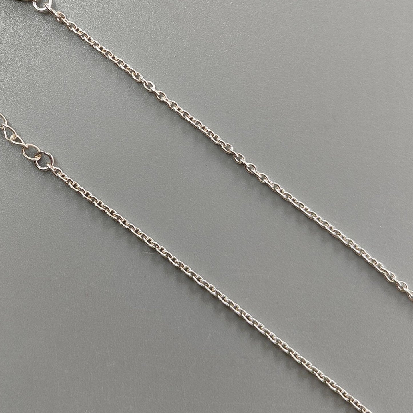 Watermelon Tourmaline Beads Chain Necklace: 38.00cts Natural Untreated Tourmaline 925 Sterling Silver Plain Oval 6*4mm - 11*9mm 21"