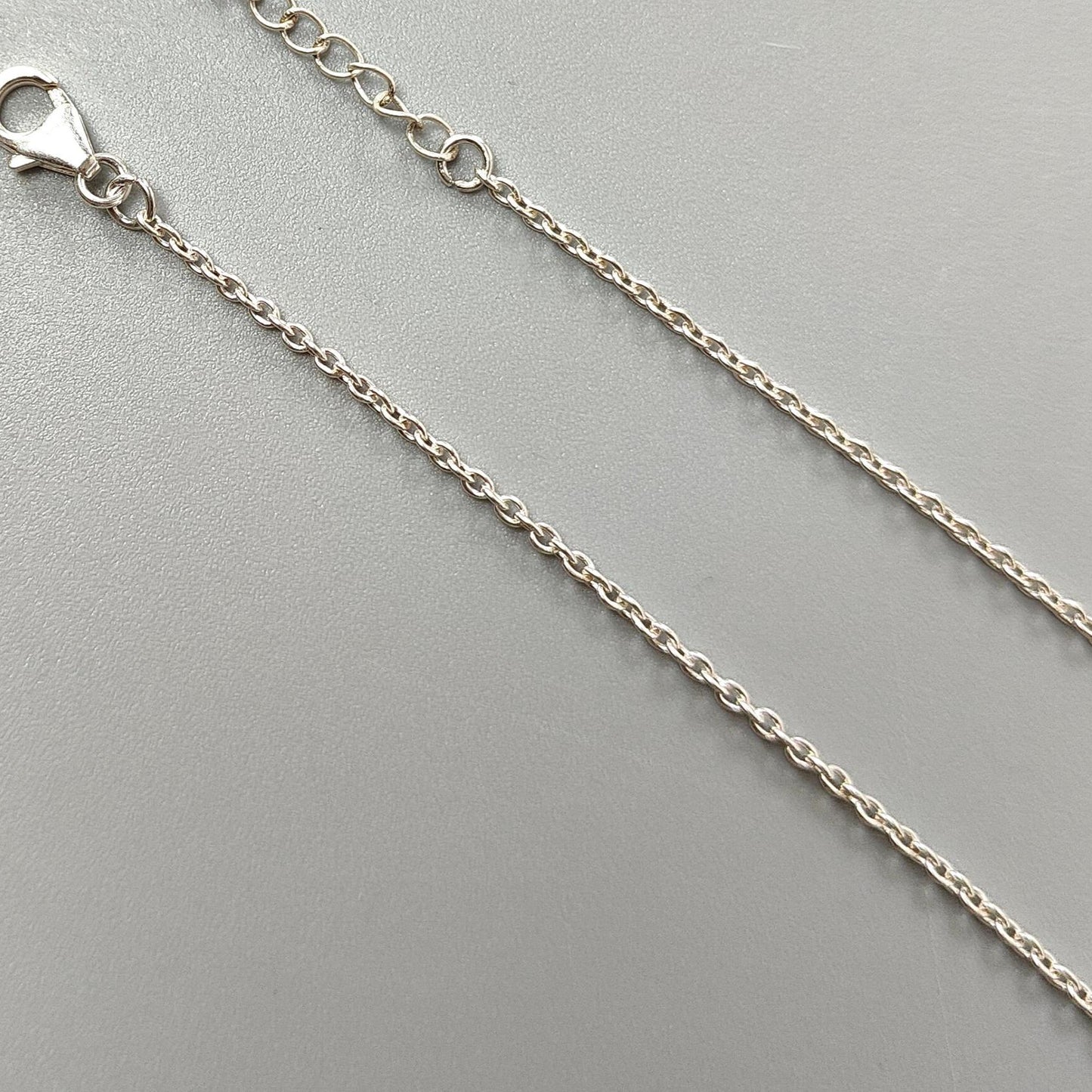 Watermelon Tourmaline Beads Chain Necklace: 49.20cts Natural Untreated Tourmaline 925 Sterling Silver Plain Oval 7*6.5mm - 15*12mm 21"