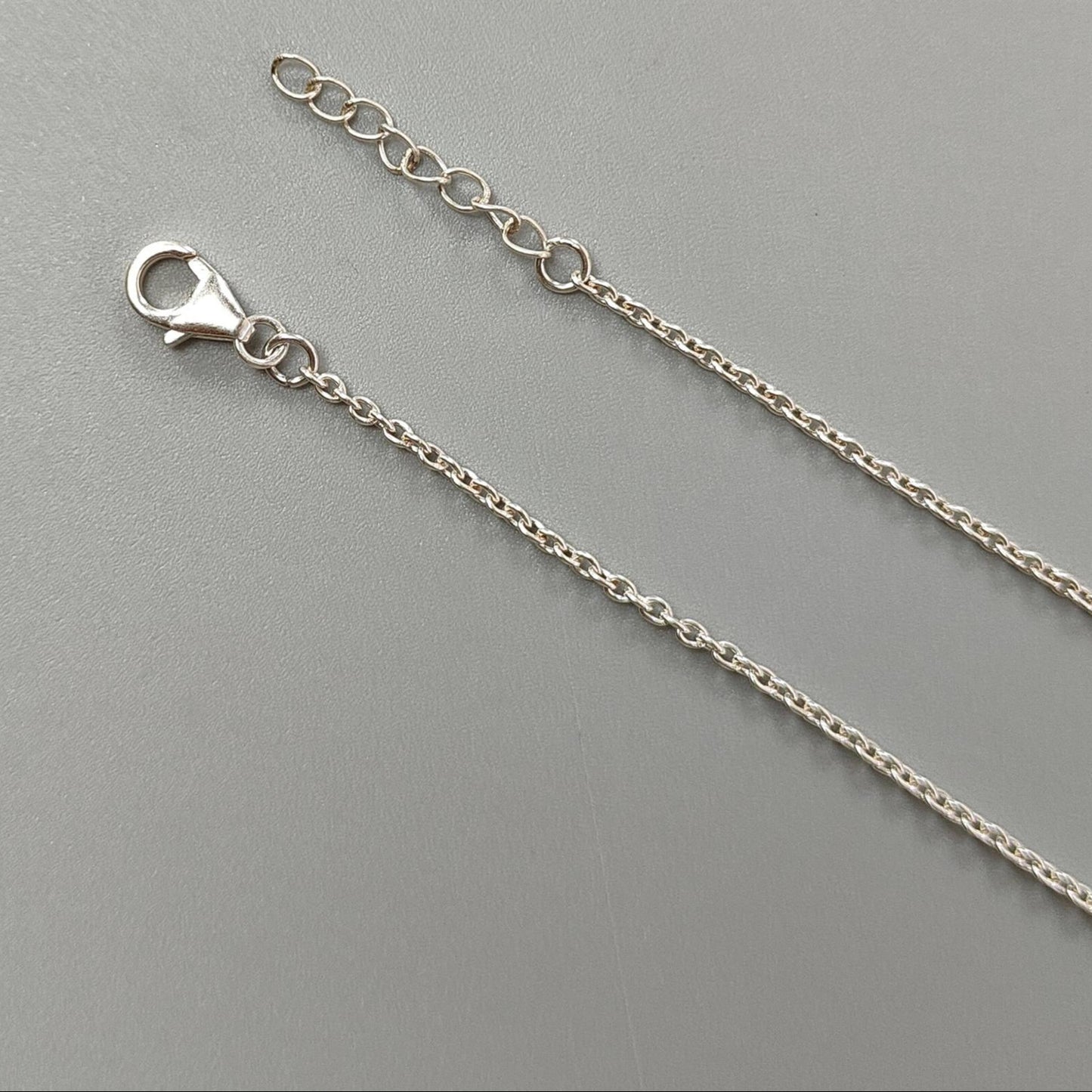 Rubellite Green Tourmaline Beads Chain Necklace: 43.10cts Natural Untreated Tourmaline 925 Sterling Silver Plain Oval 7*4mm - 17.5*12mm 22"
