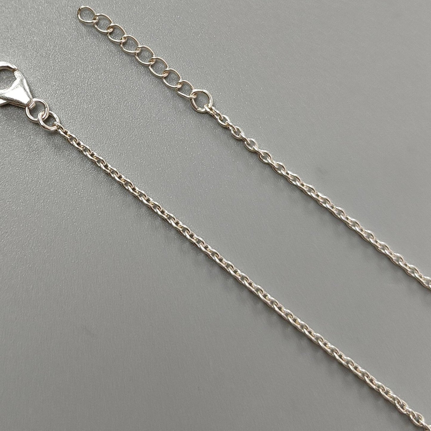 Watermelon Tourmaline Beads Chain Necklace: 58.25cts Natural Untreated Tourmaline 925 Sterling Silver Plain Oval 8*7.5mm - 21*13mm 22"