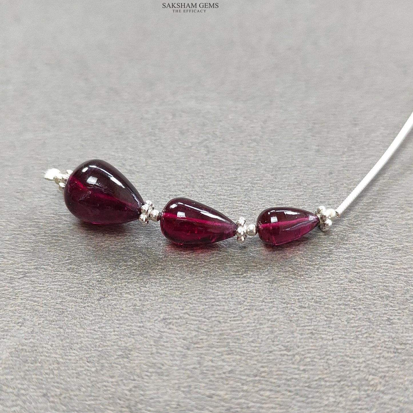 Rubellite Tourmaline Gemstone Loose Beads : 12.70cts Natural Untreated Tourmaline Plain Teardrops Nuggets 8.5mm - 12mm