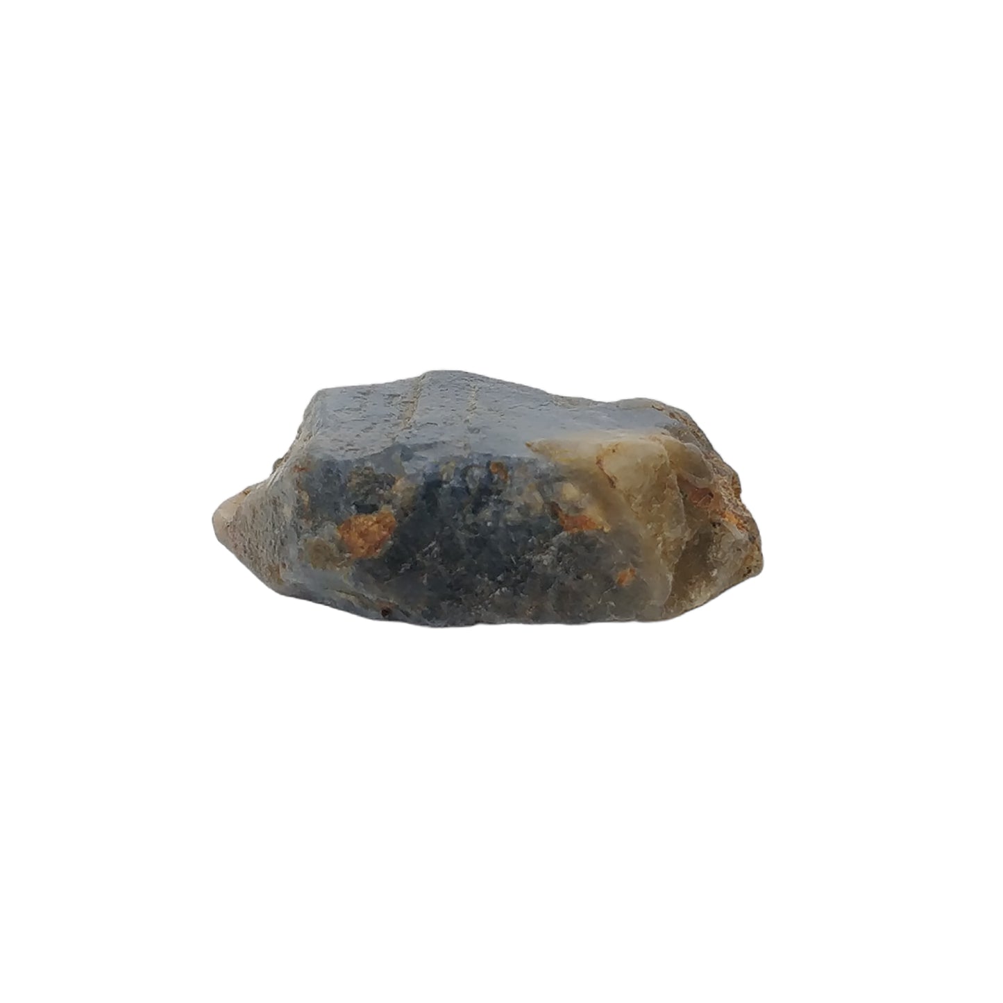 RECORD KEEPER Blue SAPPHIRE Gemstone Crystal : 149.15cts Natural Unheated Triangle Formative Sapphire Rough Specimen 39*28mm