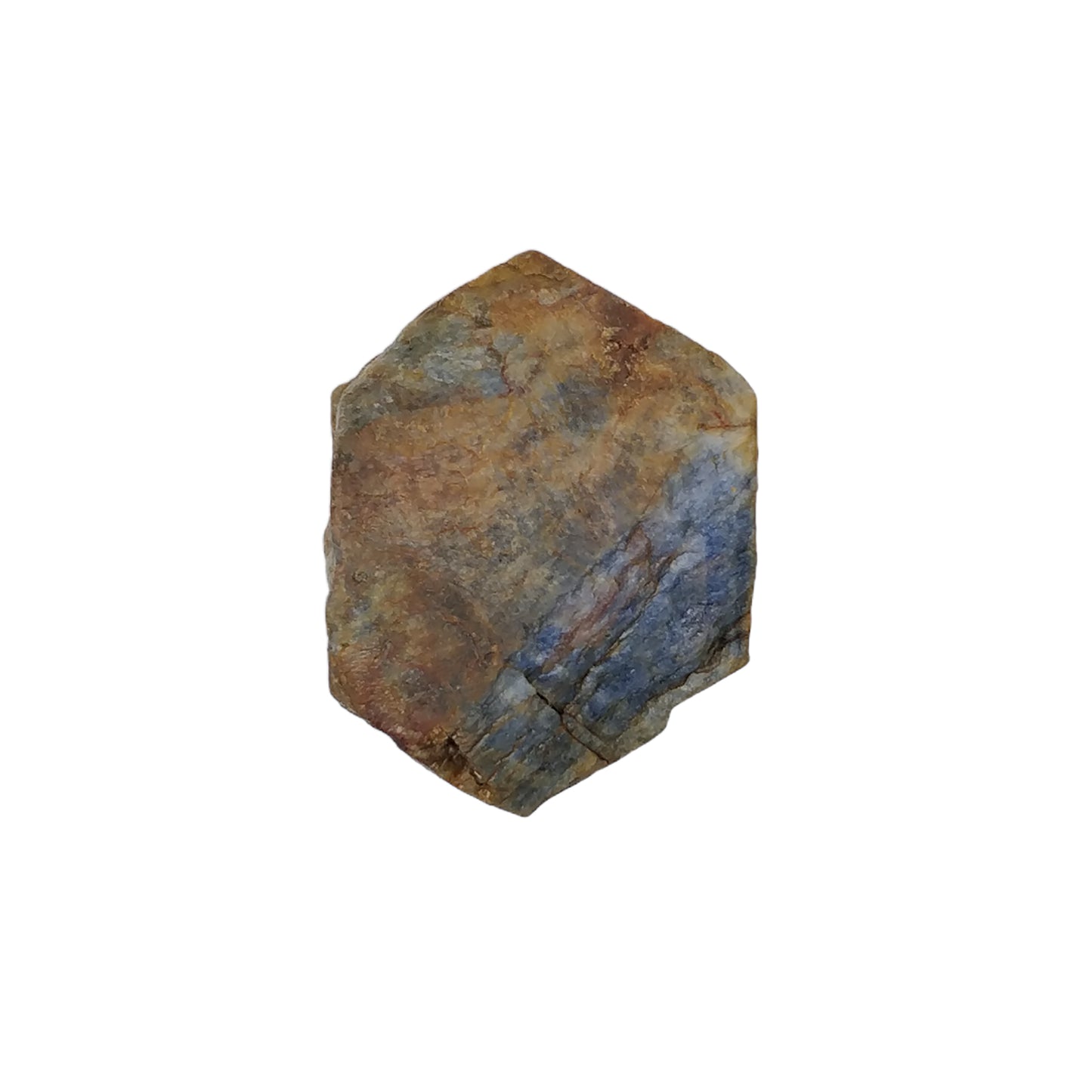 RECORD KEEPER Blue SAPPHIRE Gemstone Crystal : 1097.30cts Natural Unheated Triangle Formative Sapphire Rough Specimen 65*50mm