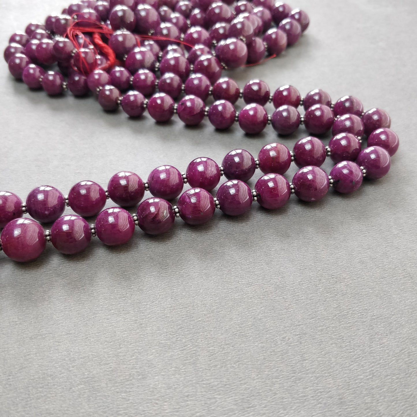 RUBY Gemstone Cabochon Loose Beads : 823cts(Approx) Natural Untreated Unheated Ruby Round Balls Shape Plain Beads 10mm - 14mm