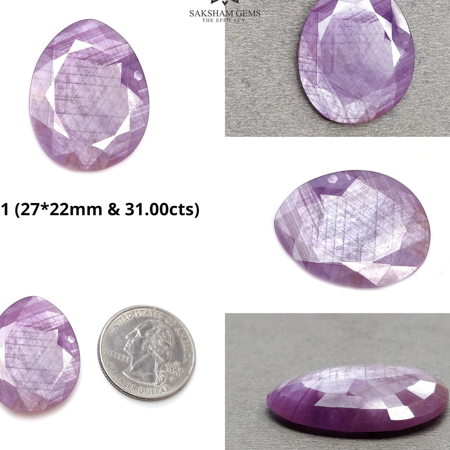 Faceted Sapphire