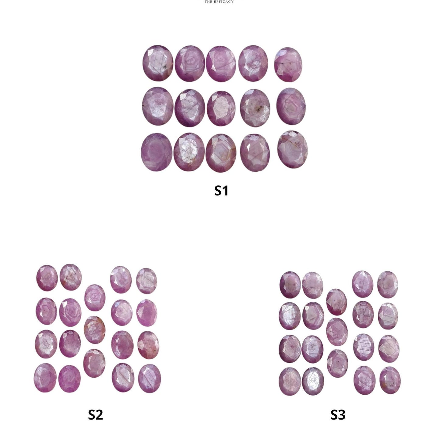 Sapphire Gemstone Normal Cut : Natural Untreated Unheated Raspberry Sheen Pink Sapphire Oval Shape Lot