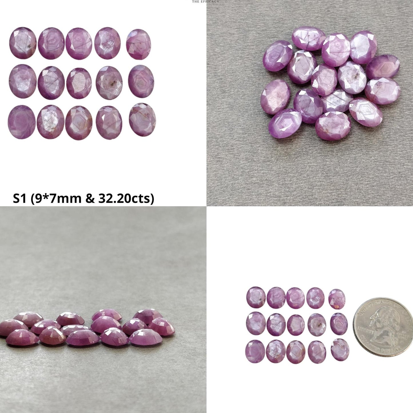 Sapphire Gemstone Normal Cut : Natural Untreated Unheated Raspberry Sheen Pink Sapphire Oval Shape Lot