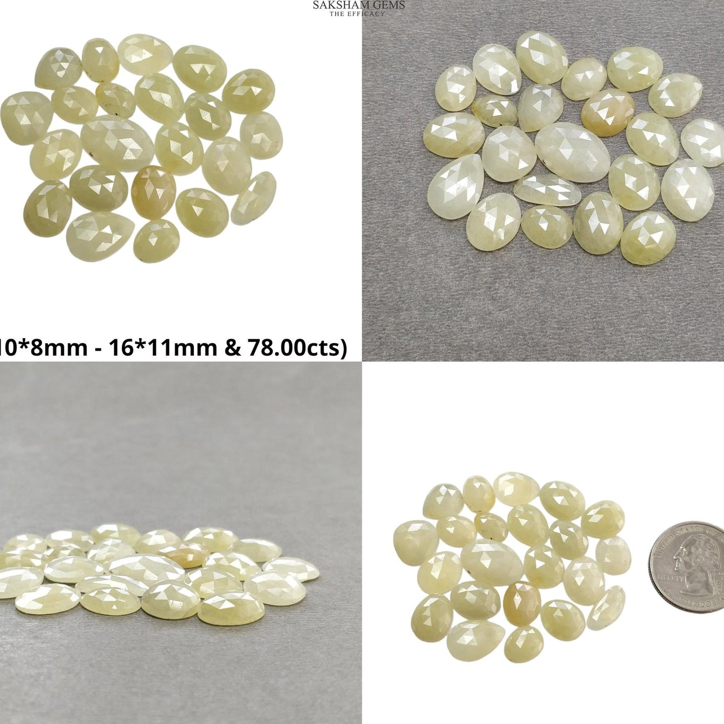Blue & Multi Sapphire Gemstone Rose Cut : Natural Untreated Unheated Sapphire Multi Color Egg Shape Lots