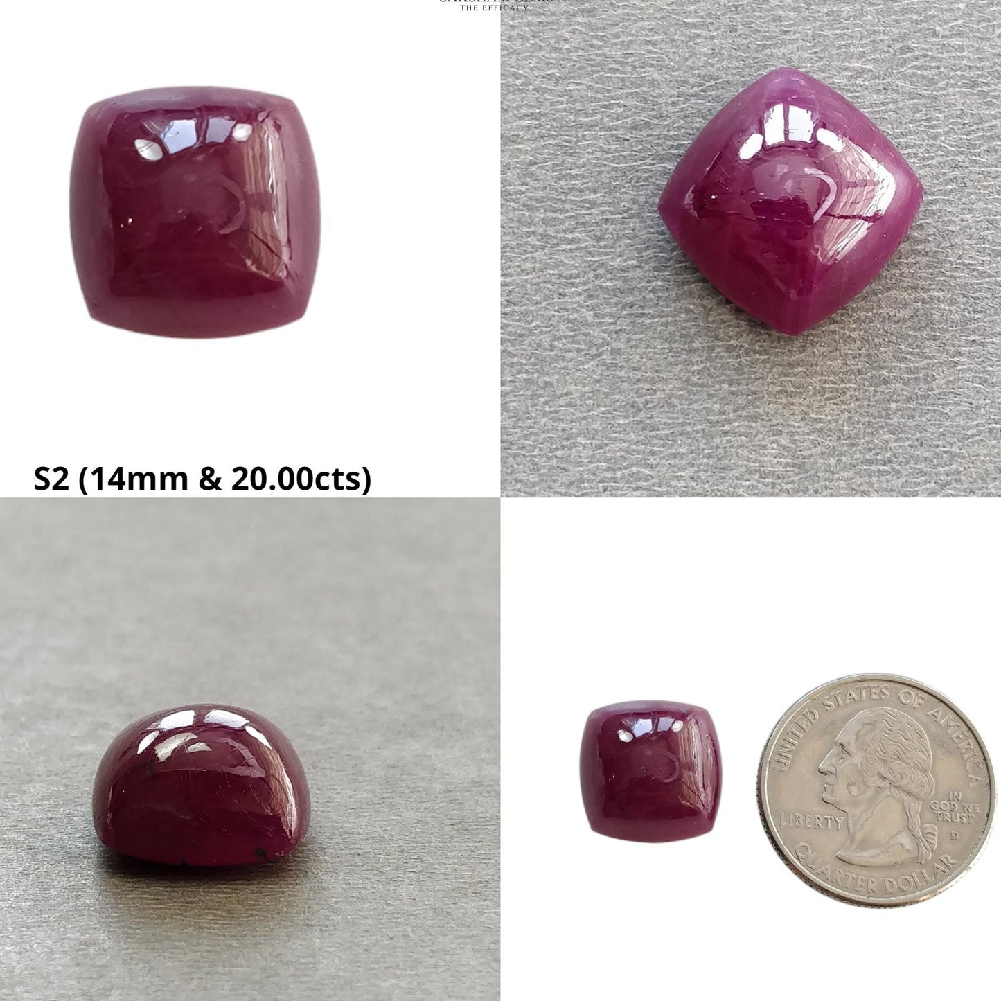 Ruby Gemstone Cabochon : Natural Untreated Unheated Red Ruby Oval & Cushion Shape