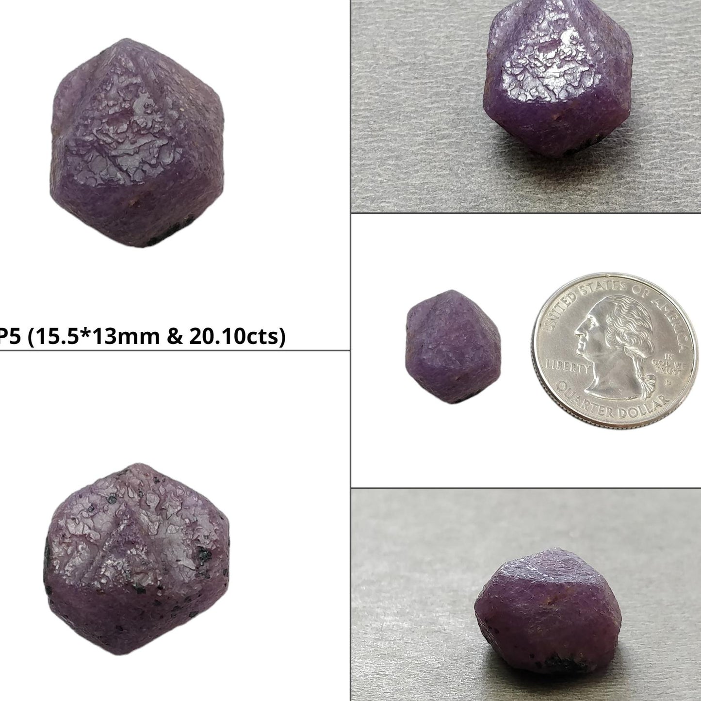 Record Keeper Ruby Gemstone Crystal : Natural Untreated Unheated Red Ruby Triangle Formative Specimen