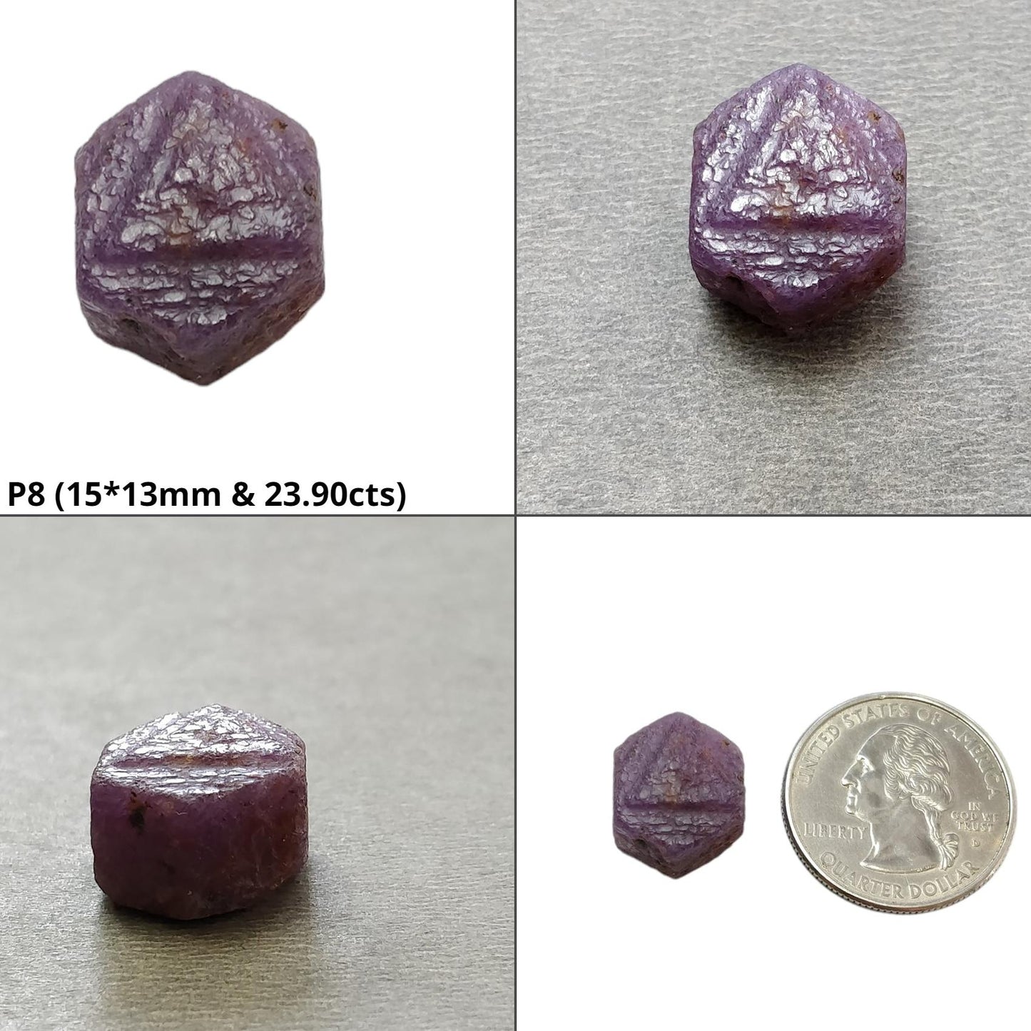 Record Keeper Ruby Gemstone Crystal : Natural Untreated Unheated Red Ruby Triangle Formative Specimen