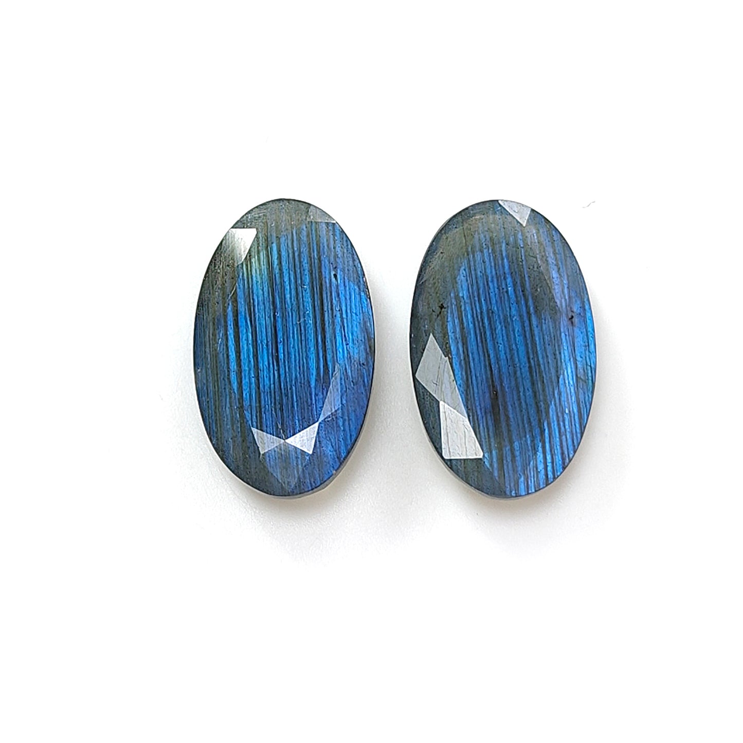 Labradorite Oval Faceted Cut