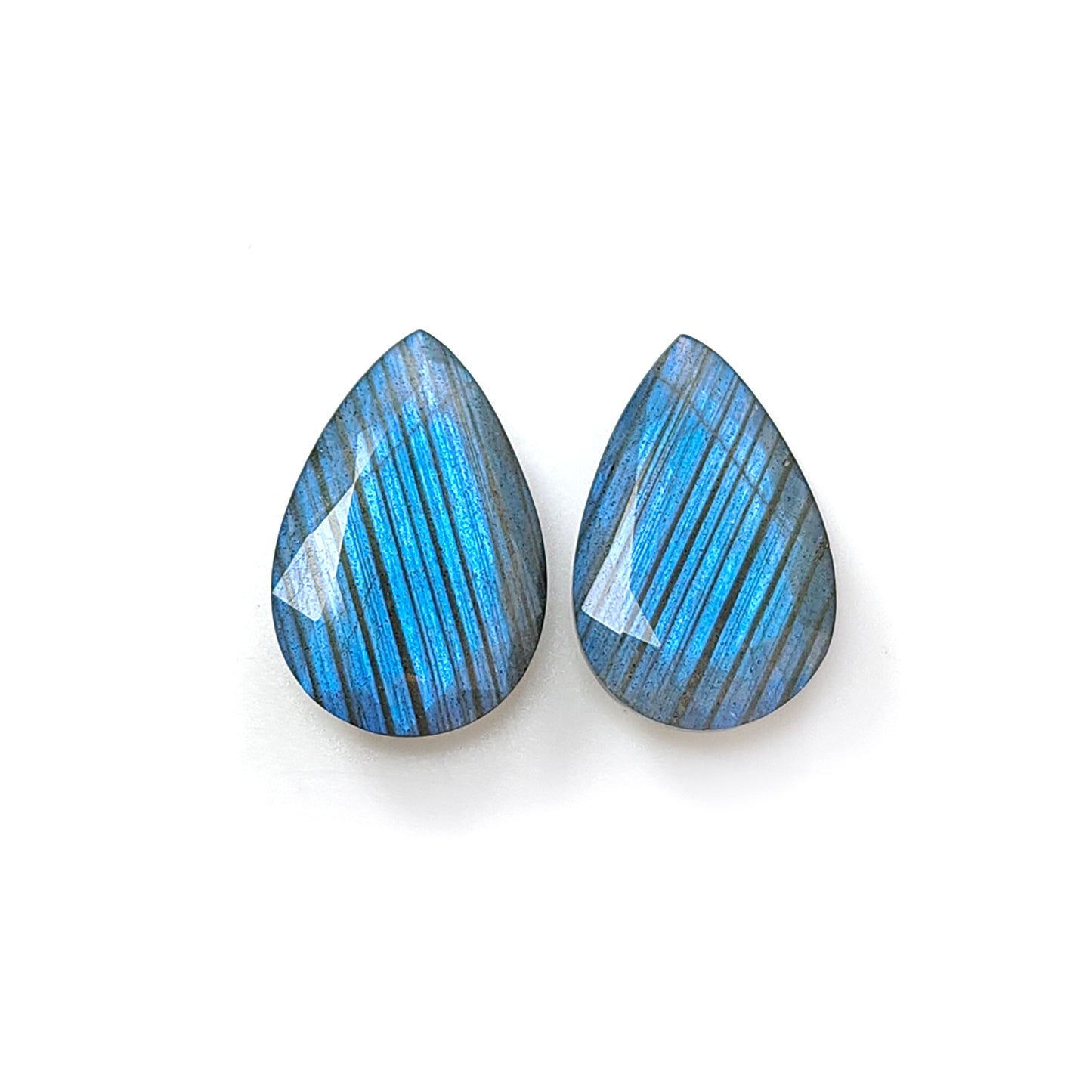 Labradorite Pear faceted Cut