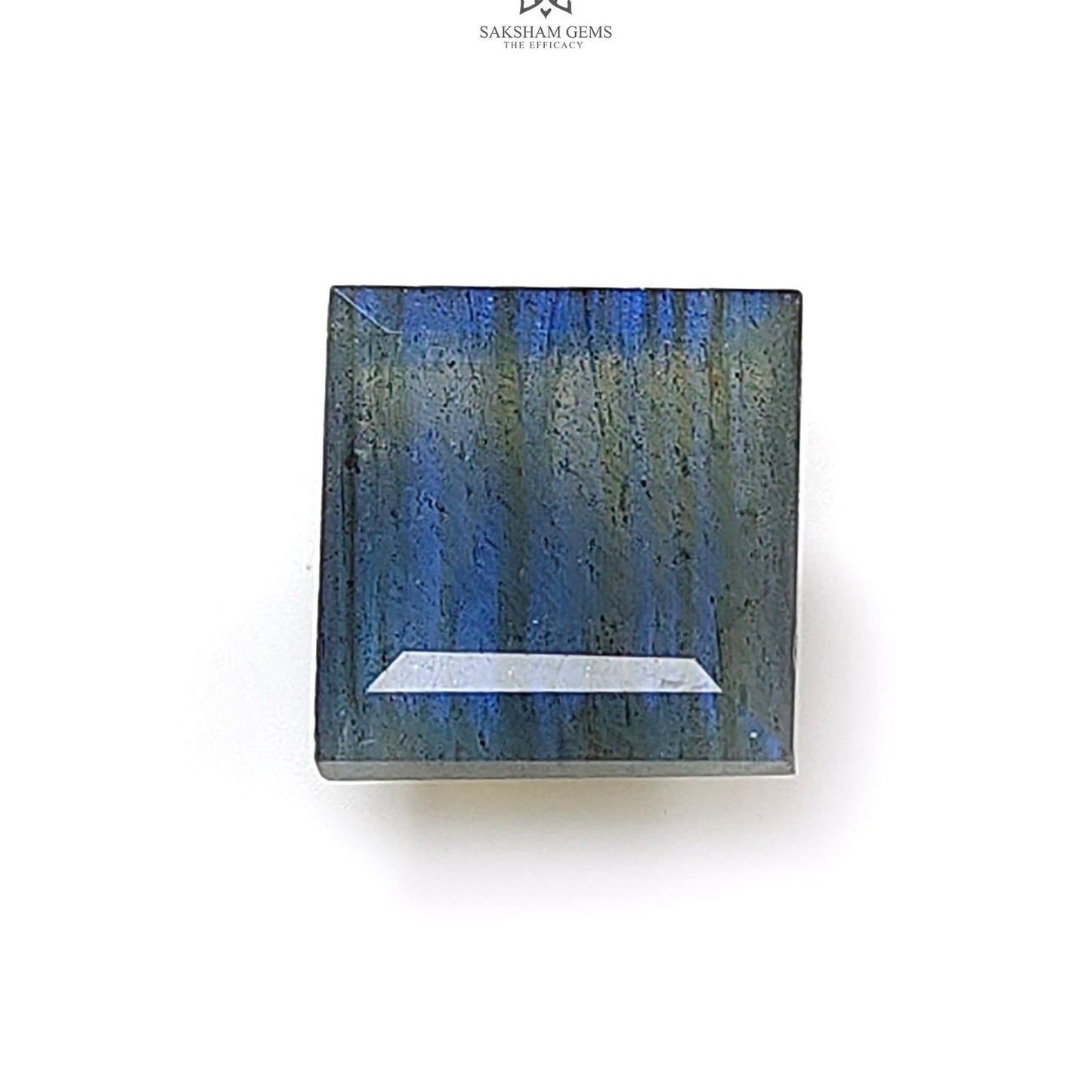 Rainbow Flashing Labradorite Fancy Cut: 10.80cts Natural Untreated Unheated Blue Labradorite Square Shape 1pc For Jewelry 14*13mm