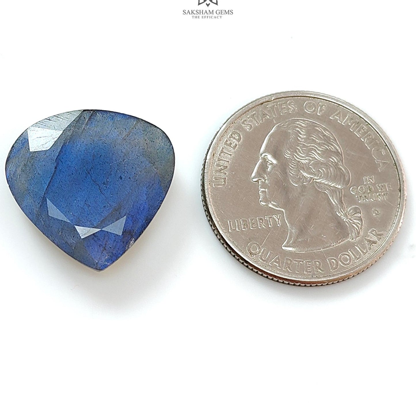 Rainbow Flashing Labradorite Fancy Cut: 13.10cts Natural Untreated Unheated Blue Labradorite Heart Shape 1pc For Jewelry 19*20mm