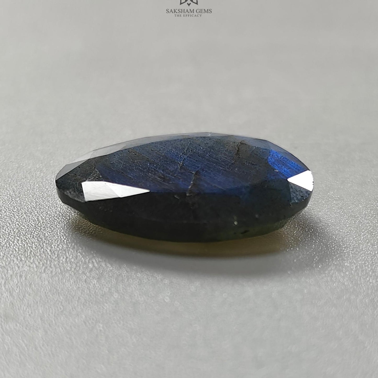Labradorite Cabochon Fancy Cut : 18.60cts Natural Untreated Unheated Blue Labradorite Uneven Shape 1pc For Jewelry 24*18mm