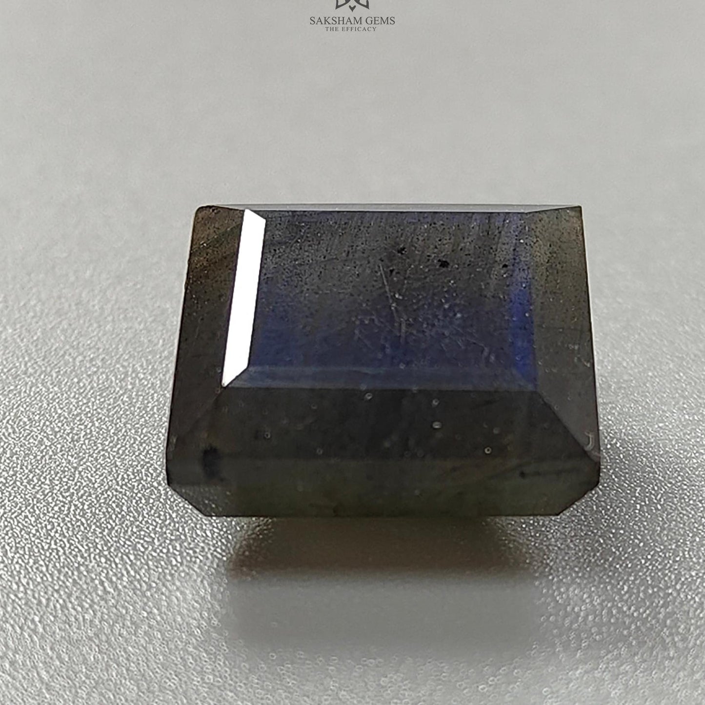 Labradorite Cabochon Fancy Cut : 21.40cts Natural Untreated Unheated Blue Labradorite Square Shape 1pc For Jewelry 16mm