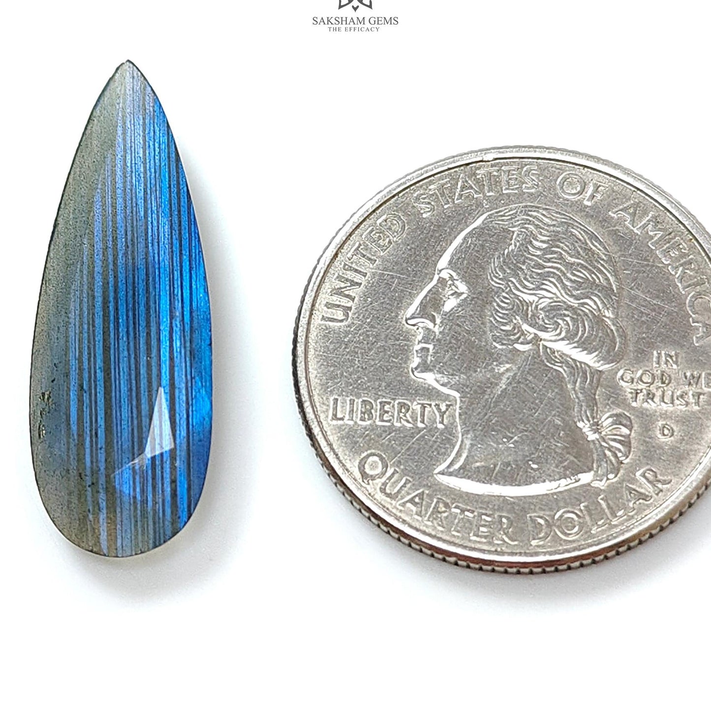 Rainbow Flashing Labradorite Fancy Cut: 7.60cts Natural Untreated Unheated Blue Labradorite Pear Shape 1pc For Jewelry 29*10mm