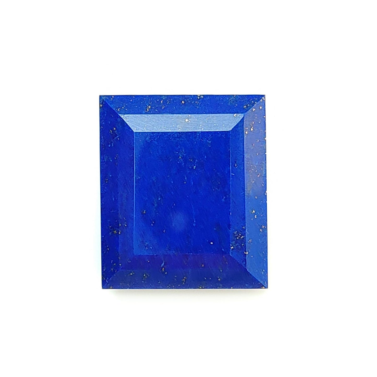 Lapis Lazuli Gemstone Faceted Cut: Natural Untreated Unheated Blue Lapis Lazuli Octagon Shape 1pc for Jewelry September Birthstone