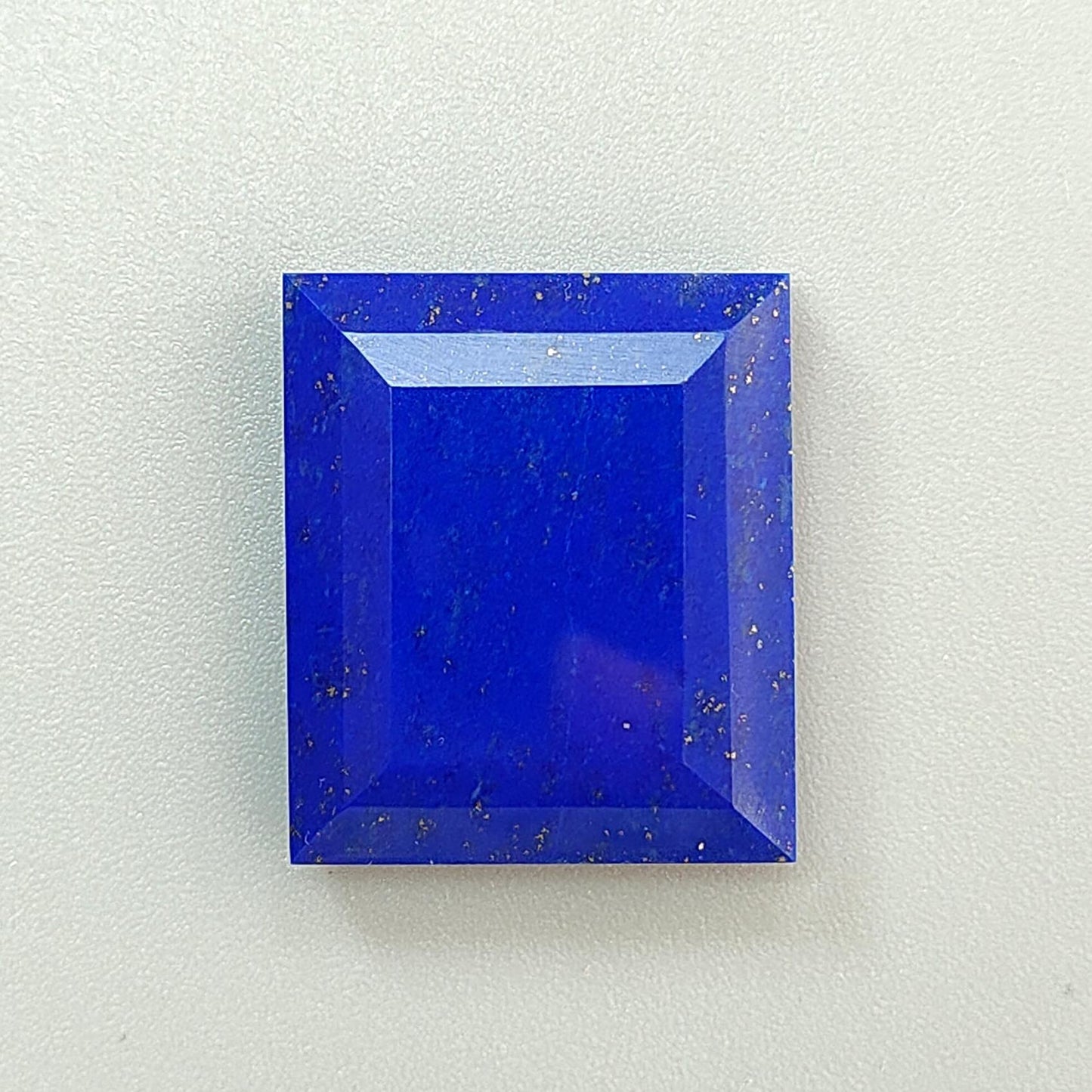 Lapis Lazuli Gemstone Faceted Cut: Natural Untreated Unheated Blue Lapis Lazuli Octagon Shape 1pc for Jewelry September Birthstone